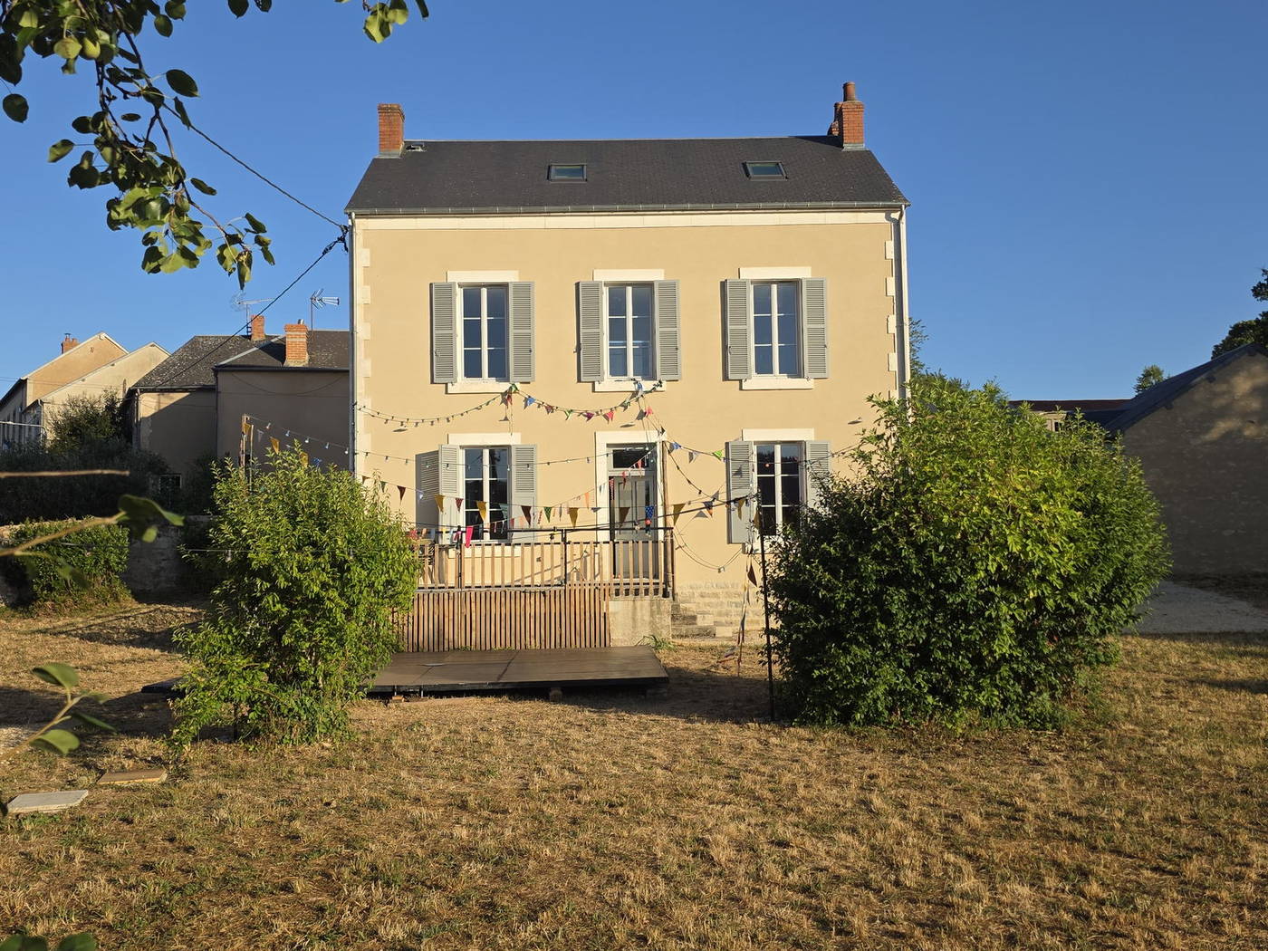Façade du gîte Le Mhère-veille à Mhère